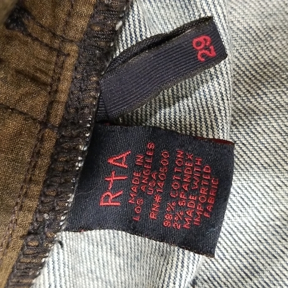 💕RTA Denim💕 River Shorts ~ Destroyed Daze 29 - Picture 15 of 16